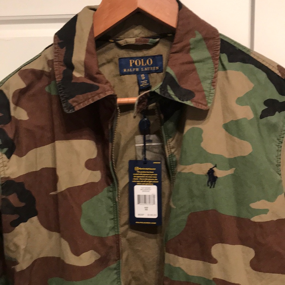 NWT XS camouflage jacket